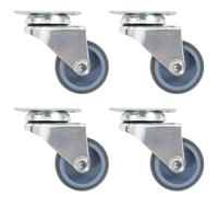 Roulettes pivotantes doubles 4 pcs 50 mm