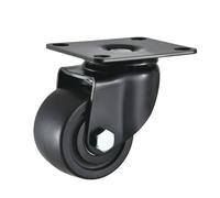 Roulettes pivotantes en nylon for meubles, 1 pièce, 2/2,5/3 pouces, chariot à main, accessoires for de courses, industriel(1 piece swivel wheel,2 inch)
