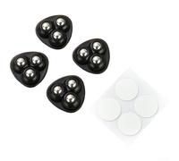 Roulettes pivotantes robustes à 3 billes de rechange pour meubles et boîtes de rangement, rotation fluide multidirectionnelle, design sonore, supporte une charge lourde (B)