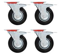 Roulettes Pivotantes Roues Support Chariot Déplacer Meuble Remplacement vidaXL