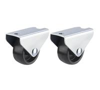 Roulettes pivotantes universelles - Roues de meubles en acier et plastique 3 x 1,6 cm avec rotation silencieuse (options de 2 à 10 pièces)(2PCS)
