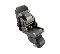 Roulettes pliables robustes pour les améliorations de mobilité de la boîte à outils Structure industrielle en acier inoxydable Roulette nominale de 200