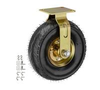 Roulettes Pneumatiques (1 Pièce), Roulettes Pivotantes À Plaque Supérieure, Avec Bande De Roulement À Crampons En Caoutchouc For Meubles, Chariots, Tables Et Établis(Directional wheels,8 inch)