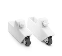 Roulettes pour chaise haute Hauck Alpha Plus - Pour bébé et enfant - Blanc