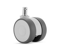 Roulettes pour chaises de bureau 11 mm, roulettes pour sols durs,65mm capacité de charge 300kg, Rotation à 360 Degrés, Silencieux Roulettes Chaise de Bureau