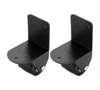 Roulettes pour Enceinte Acoustique à Plaque en L, Noir, PVC Caoutchouc | Montage Latéral Rapide, Conception sans Pivot, du Bruit, Stabilité Renforcée pour Extérieur et Festival