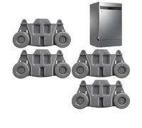 Roulettes pour lave-vaisselle Grille inférieure, roues pour grille pour lave-vaisselle, roulettes du lave-vaisselle remplacent l'étagère à vaisselle, pièces de grille pour lave-vaisselle, roues