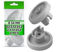 Roulettes pour lave-vaisselle inférieur Ø 34 mm 23 x 4 mm avec code original 02318160 pour Miele 2372351 pour Imperial. ONIX TECH