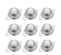 Roulettes Pour Meubles 10 pièces silencieux meubles rouleau chariot boule roulette Durable unité de transfert robuste for convoyeur vis montée Rotation Nylon Roulettes Pivotantes Avec Frein