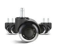 Roulettes Pour Meubles 2/3 Inch Set Of 5 Office Chair Wheels Replacement Computer Gaming Desk Universal Caster For Hardwood Floors And Carpet