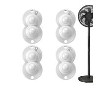 Roulettes pour meubles - 4x Roulettes avec rotation à 360 degrés | Roulettes pivotantes adhésives robustes | Kit de rouleaux mobiles pour bacs de rangement pour petits appareils électroménagers