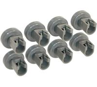 Roulettes Pour Panier Supérieur De Lave-Vaisselle - Compatible Avec Privileg, Faure, Aeg, Electrolux, Ikea... Jeu Complet De 8 Roulettes