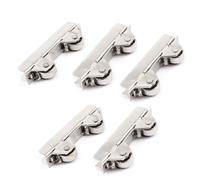 Roulettes pour porte coulissante SOURCING MAP 5pcs roulette porte coulissante verre poulie de fenêtre roue ton argent
