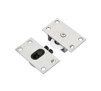 Roulettes pour portes coulissantes d'armoires Poulie de porte garde-robe 1/4 ensemble, coulissante, rail haut et bas, came, coulissant, roue suspendue, armoire(1 set)