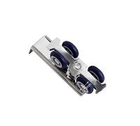 Roulettes pour salle de bain, Sliding Door Roller Hanging Pulley Rail Track For Wooden Doors 4/8 Wheels(4 Wheels)