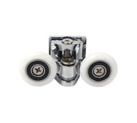 Roulettes pour salle de bain, Sliding Shower Door Rollers Electroplated Aluminum Alloy Spring Wheel 23-25mm(23.0mm)
