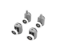 Roulettes pour salle de bain, Sliding Shower Door Rollers Pack Of 4-8 20-27mm Diameter(2 Upper 2 Lower,27MM 6MM)