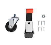 Roulettes pour valise, remplacement de roues de bagage, roulette pivotante à 360° en polypropylène résistant à l’usure avec cadre de montage pour valise, malle de voyage et chariot