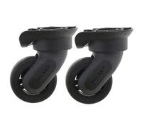 Roulettes Pour Valise,Roues De Rechange 1 paire roulettes à bagages de remplacement roulettes fixes de chariot universel - flexible