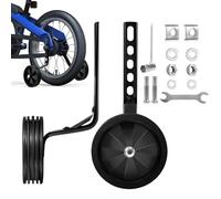Roulettes Réglables pour Vélo Enfant - Stabilisateurs Petites Roues Auxiliaires Compatibles 12 14 16 18 20 Pouces (Noir)