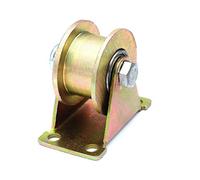 roulettes Robustes pour Portes coulissantes, Roues de Rail en Acier galvanisé, roulettes de Porte de Grange en Acier de 45 Livres, adaptées aux Chariots et Portes industriels.