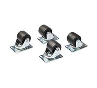 StarTech Roulettes robustes pour rack RKCASTER2 M6 50mm pivotantes 45x75mm Acier/Plastique - Lot 4