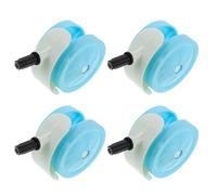 Roulettes rotatives pour poussettes - Roues de remplacement pour poussette silencieuses, kit de roues rotatives | Jeu de 4 roulettes pour tricycle bébé (pour usage intérieur/extérieur, déplacement dan