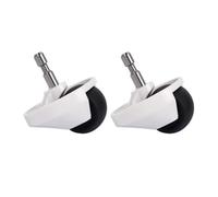 Roulettes Roue Avant ， Compatible For Xiaomi ， 1S 1C ， Compatible For Roborock ， S5 S50 S6 S60 S5Max S6Maxv Pièces De Roue De Roulette De Robot For Aspirateur Robot Pur(2pcs white)