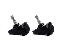 Roulettes Roue Avant, Compatible for Xiaomi, 1S 1C, Compatible for Roborock, S5 S50 S6 S60 S5Max S6Maxv Pur Robot Aspirateur Roulette Conduite(2pcs black)