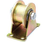 Roulettes, Roue de guidage rigide à gorge en H, galet for portail coulissant, rail à câble métallique (120 mm)(80mm-1#)