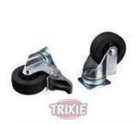 Nobby Set de roulettes pour box de transport chien Trixie Skudo 4-7 - 4 pièces