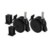 Roulettes verrouillables pour barbecues à gaz Weber 70360, E310 E320 S330, E210 Series et Summit Series 2007 2019 avec construction robuste en métal et plastique