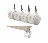 XCase 4 roulettes pour boîtes de rangement AB-100 et AB-130