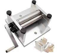 Rouleuse manuelle pour tôles, cintreuse de tôles rondes à rouleaux réglables, largeur de laminage 60 mm et diamètre de rouleau 12,5 mm, pour tôles de laiton et de cuivre