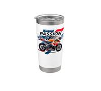 Roulez avec passion pour libérer votre cavalier intérieur comme un motard Gobelet isotherme en acier inoxydable double paroi
