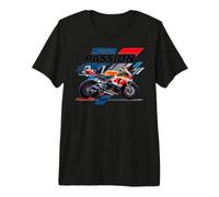 Roulez avec Passion pour libérer Votre Cavalier intérieur comme Un Motard T-Shirt Haut de Gamme