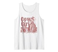 Roulez comme Une Cowgirl, Une Fille de rodéo Western Vintage Débardeur