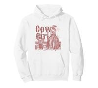 Roulez comme Une Cowgirl, Une Fille de rodéo Western Vintage Sweat à Capuche