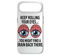Roulez des Yeux Cerveau Sarcastique Et Drôle Amoureux du Coque pour iPhone Air