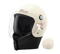 Roulez en Confort Et Sécurité, Quelles Que Soient Les Conditions ! | Casque Véhicule Électrique Certifié - Coupe-Vent avec Cache-Cou Amovible pour Protection Toute L’Année sur Scooter Et Moto