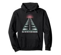 Roulez vers de Nouveaux Horizons Backgammon Sunrise Design Sweat à Capuche