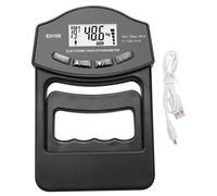 Rouloudun Grip Strength Tester, 180kg / 396lb LCD Digital Grip Dynamomètre, Compteur de résistance réglable, testeur USB/Batterie pour Sport, école, Maison