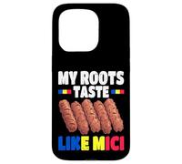 Roumanie Alimentation Mici Lover Roumain Coque pour iPhone 15 Pro