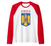 Roumanie, Steagul Romaniei, emblème Patriotique roumain Manche Raglan