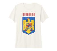Roumanie, Steagul Romaniei, emblème Patriotique roumain T-Shirt Haut de Gamme