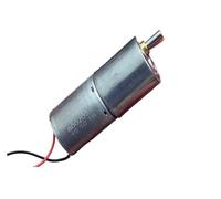 Round 25mm 370 Gear electronic starter 3V 5V DC 3.7V 34RPM/ DC 12V 45RPM Full Metal Gearbox Reduction electronic starter Slow Speed For Robot Car RUAJOGYNVM(A DC 3.7V 34RPM)