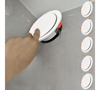 Round Access Panel Cover for Ceiling Wall, Spring Flush Mount | 4 6 8 In Small Wall Hole Covers Plate/ Downlight Hole Cap with Buckle for Home Hotels Shower Attic(6pcs,95mm (3 3/4"))