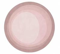Round Area Rug, Vintage Soft Carpet, Non Slip Floor Mat for Living Room Hallway, Home Decor Rug(Pink,100cm)