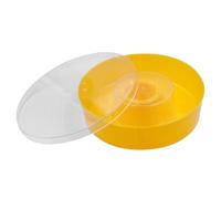 Round Bee Hive Top Feeder - Beekeeping | Honeybee Water And Sugar Feeder, Feeding Equipment, Efficient Nutrition Tool, Easy-to-Use For Apiary Backyard Bees