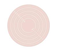 Round Cake Mat - Tapis de cuisson réutilisable en silicone de qualité alimentaire - Tapis de cuisson non adhésif - Tapis de cuisson en silicone de qualité alimentaire